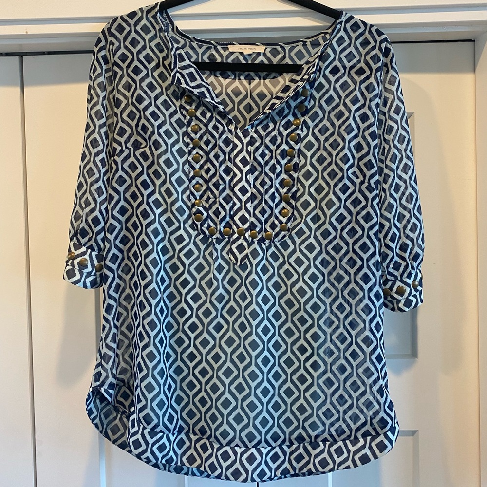 41 Hawthorn Print Size Small Blouse